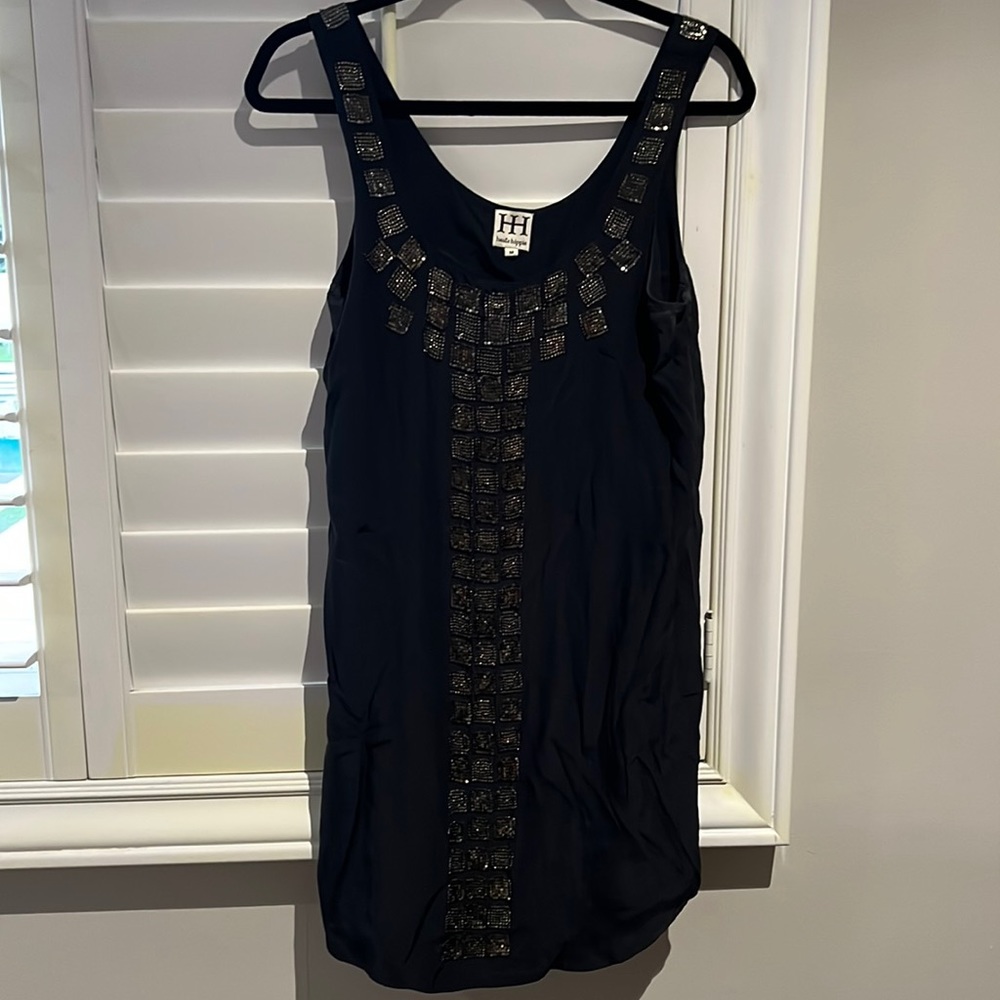 Haute Hippie tank party dress with sequins